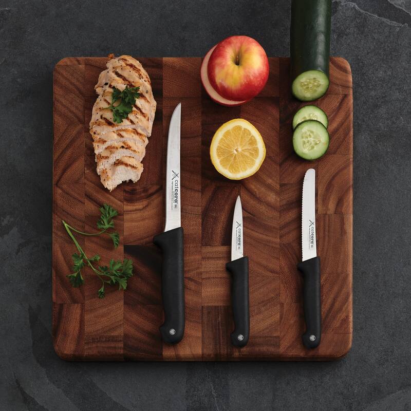 CatCora Boning Knife, Professional 6-Inch German Steel Blade, Ergonomic Soft-Grip Handle, NSF-Certified Kitchen Knife - Aluminum