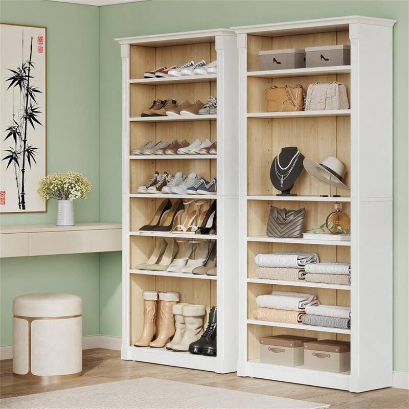 Tall 7-Tier Space-Saving Vertical Shoe Cabinet