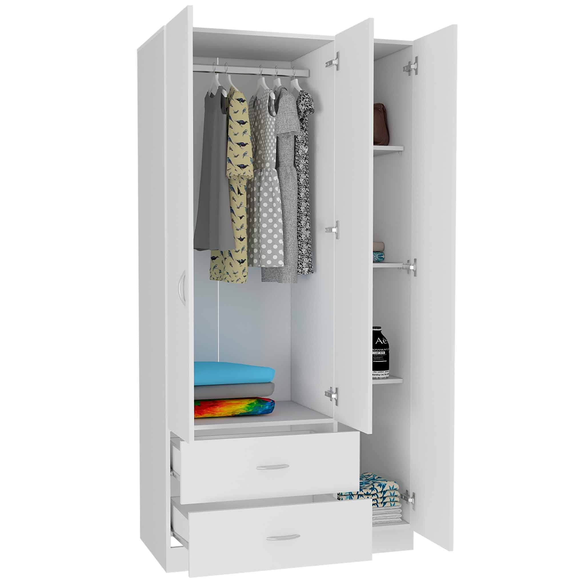 3 door wardrobe bunnings top