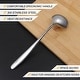 preview thumbnail 6 of 5, Stainless Steel Soup Ladle Spoon Peach Shape Design Kitchen Cookware - 9.8" x 2.8"(L*W)