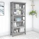 preview thumbnail 60 of 81, Key West 5 Shelf Bookcase by Bush Furniture Cape Cod Gray