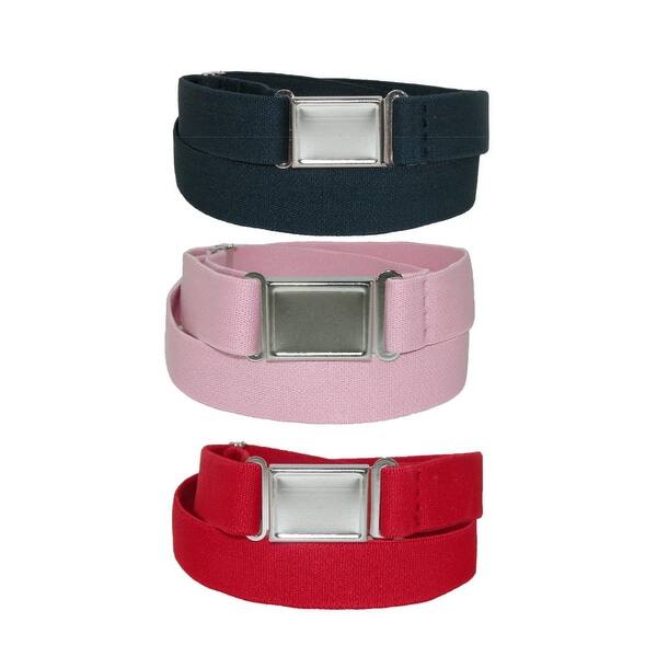 New CTM Kids/' Elastic Stretch Belt with Magnetic Buckle
