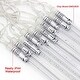 preview thumbnail 7 of 7, 2pcs Meteor Shower Rain Lights 10 Tube Xmas Snowfall Outdoor Light
