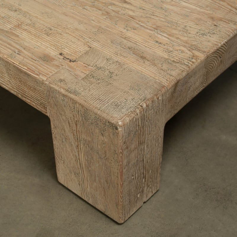 Ravello Extra Large Coffee Table 81Wx56Dx17H Weathered Gray