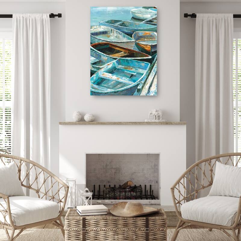 Rowing I By Sandy Doonan Canvas Art Print