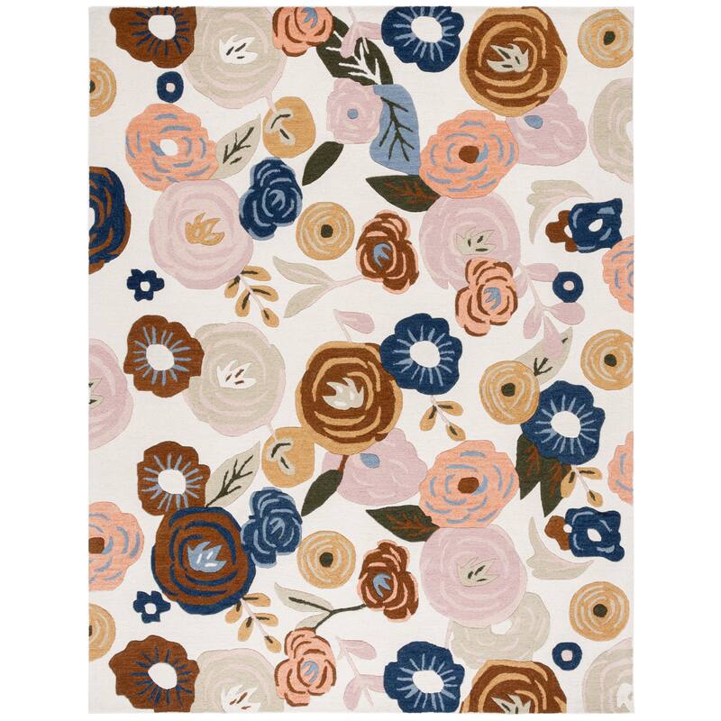 SAFAVIEH Handmade Chelsea Sprig French Country Floral Wool Rug