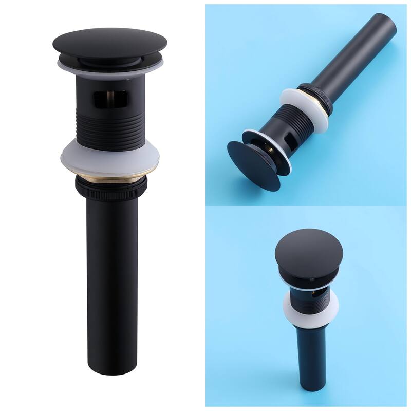 Modland Widespread 3-Hole Bathroom Faucet, 500K Cycle Ceramic Cartridge, 360 Swivel Spout & CEC Certified (Black/Gold/Nickel)