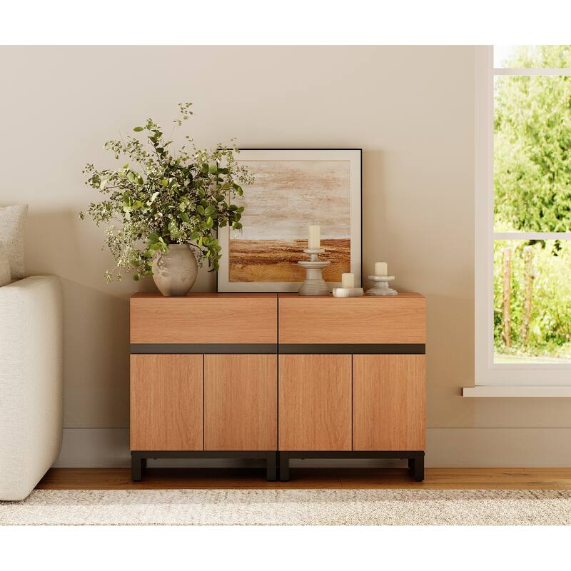 WAMPAT TV Stand and End Table Set of 3