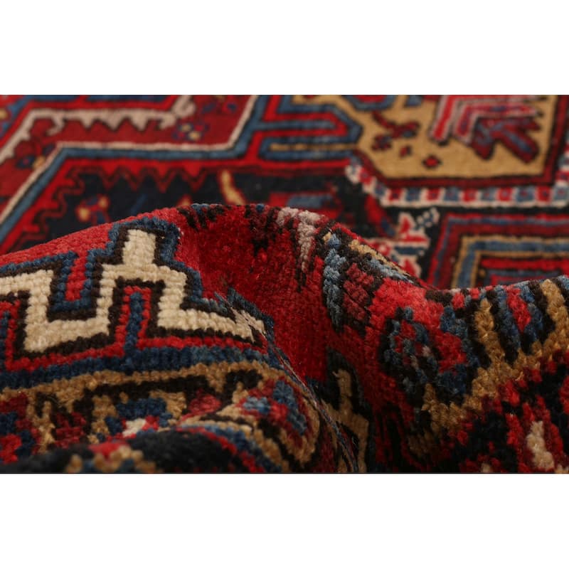ECARPETGALLERY Hand-knotted Sarabi Red Wool Rug - 7'9 x 11'5