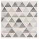 preview thumbnail 1 of 1, SAFAVIEH Urban Jacquie Modern Geometric Rug 6'7" Square - Grey/Ivory - Square