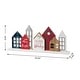 preview thumbnail 6 of 9, Glitzhome 20"L Metal and Wooden Christmas House Decor
