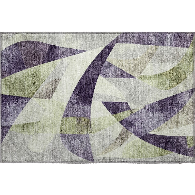 Premium Washable Super Soft Abstract Contemporary Mayfield Rug