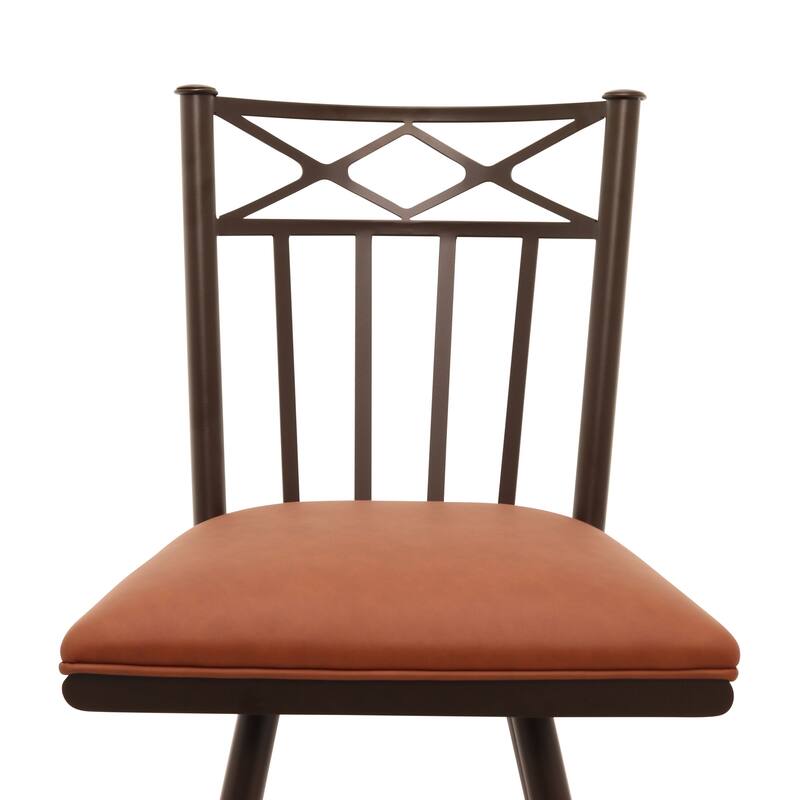 Tempo Furniture Lennix Swivel 26" Counterstool w/ Fully Welded Metal Frame (Commercial Grade) by Furnish Theory (Various Colors)