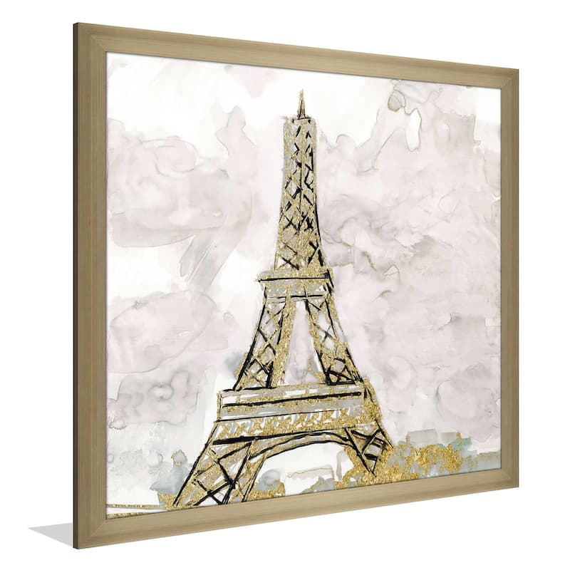 "Eiffel Tower Glitz" by Nan Print on Acrylic