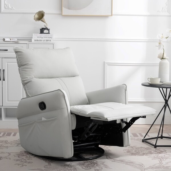 Nursery Swivel Rocking Chair, Recliner, Glider Chair, Living Room
