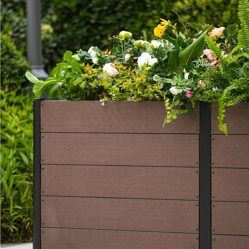 48.8" Elevated Garden Bed for Vegetables & Herbs, Planter Box