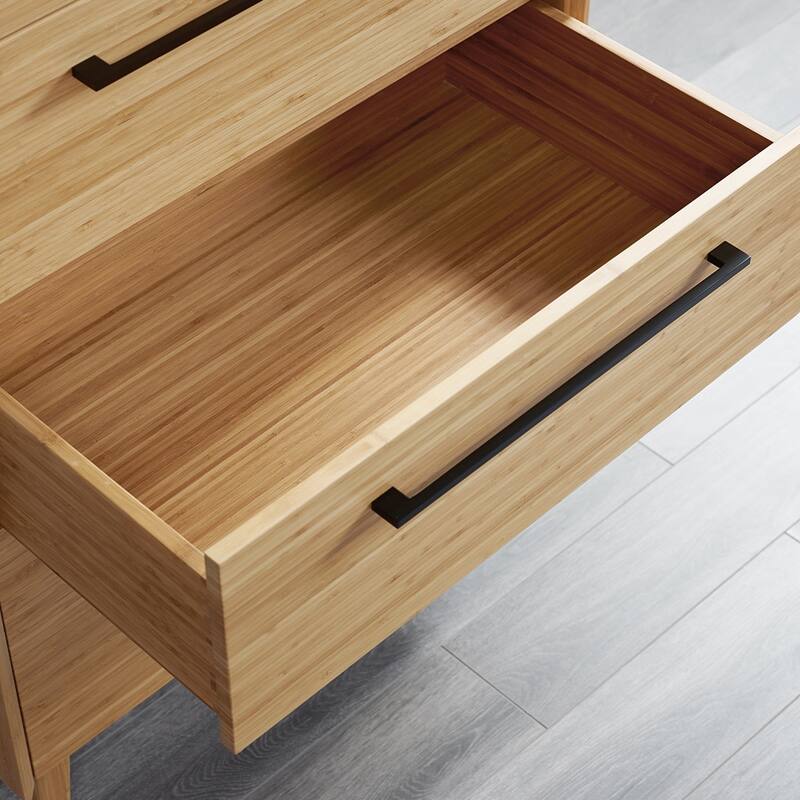 Tristan Five Drawer High Chest, Golden