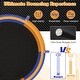 preview thumbnail 5 of 6, Mini Trampoline with Enclosure and Heavy-duty Metal Frame-Orange - 48" x 39.5" (Dia. x H)