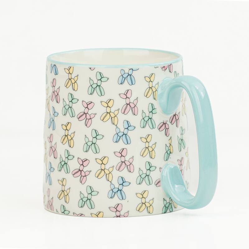 10 Strawberry Street Bella Animal Mugs, Set of 4