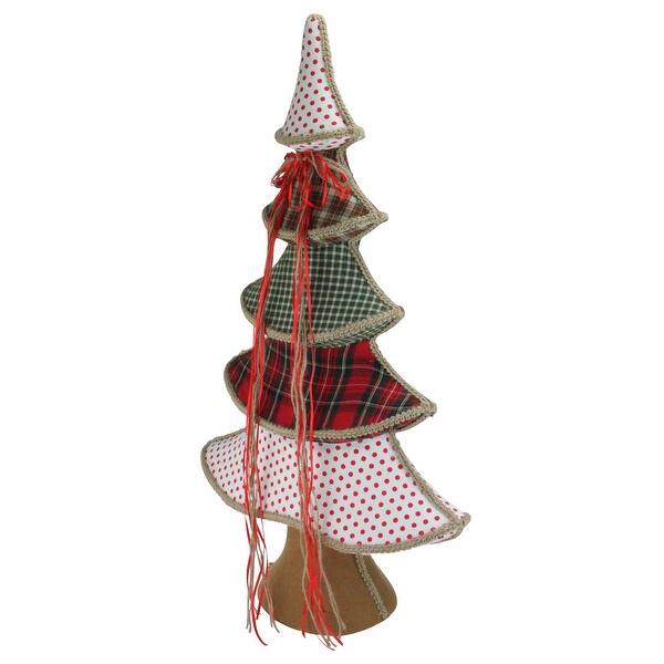 Shop 31 5 Red And Green Plaid Whimsical Christmas Tree Decoration