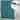 72" x 72" - Turquoise Blue Fabric Textured Glam luxury Shower Curtain With 12 Metal Roller Ball Hooks