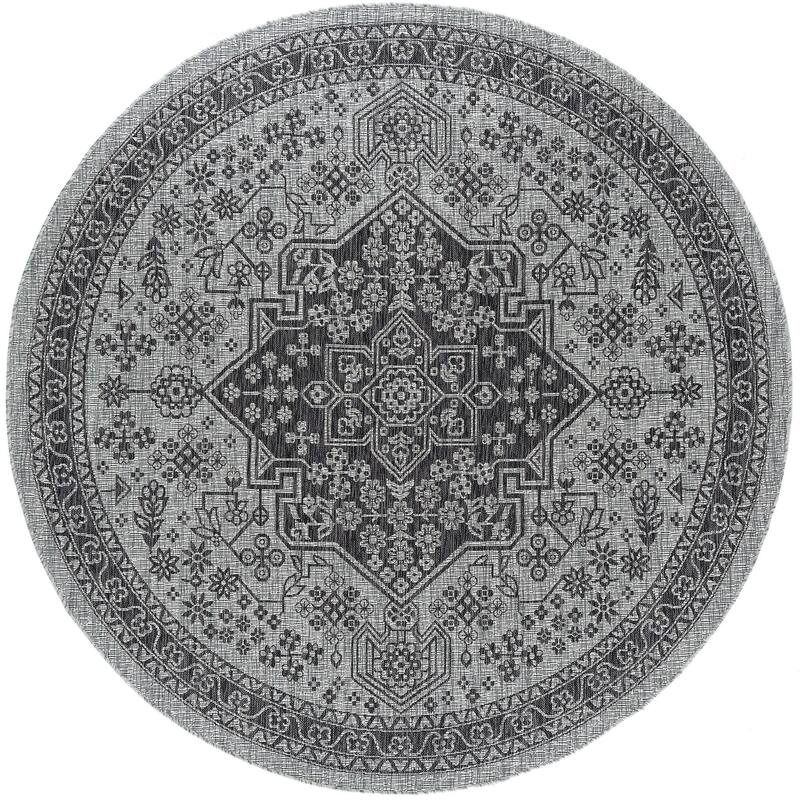 Colonnade Traditional Medallion Indoor/Outdoor Area Rug