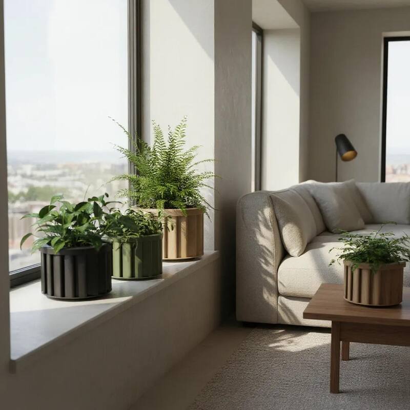 Round Strata Planter SM