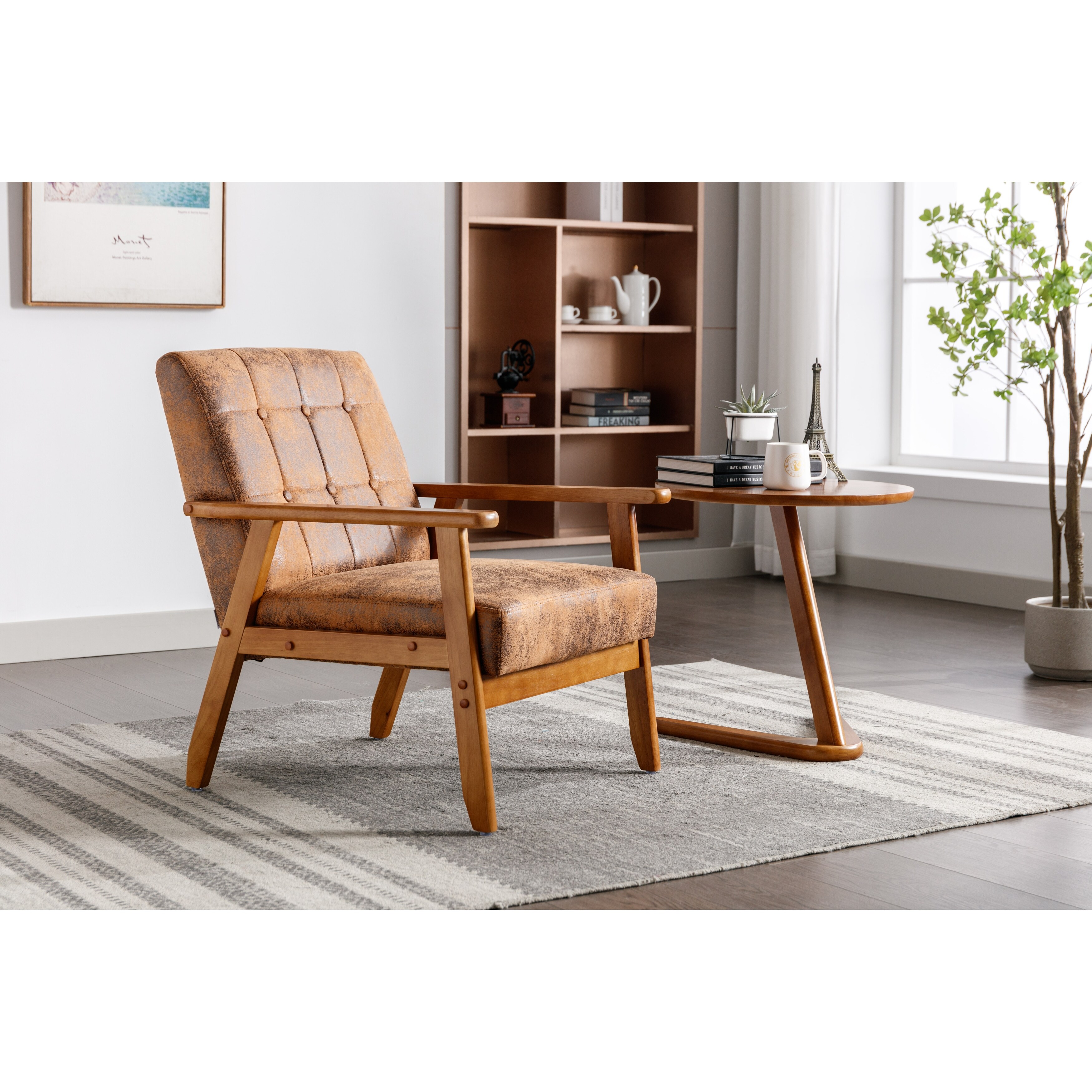 Microsuede discount accent chair