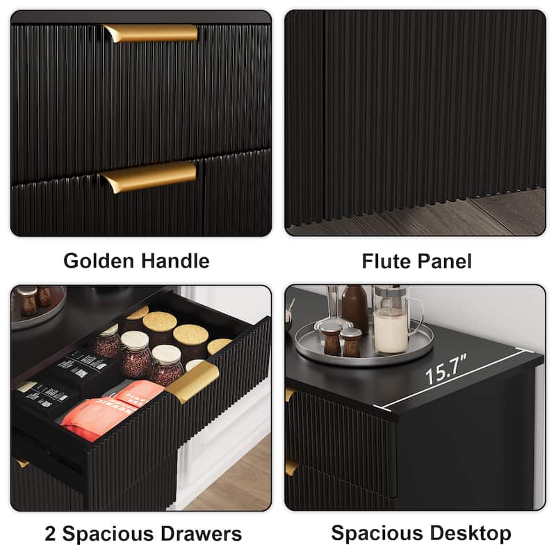 Pocassy 47-Inch Buffet Cabinet with Storage