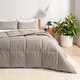 preview thumbnail 68 of 138, Bare Home Hypoallergenic Down Alternative Comforter Set Full - Khaki