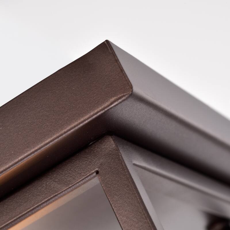 2-light Oil Rubbed Bronze Flush Mount