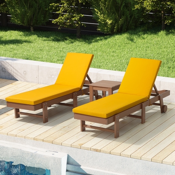 Polytrends Fading Free All Weather Outdoor Patio Chaise