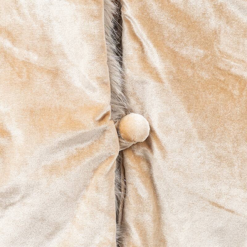 Glitzhome Set of 2 or 3 Faux Fur 48"D/60"D Tree Skirt & Christmas Stocking Decorations