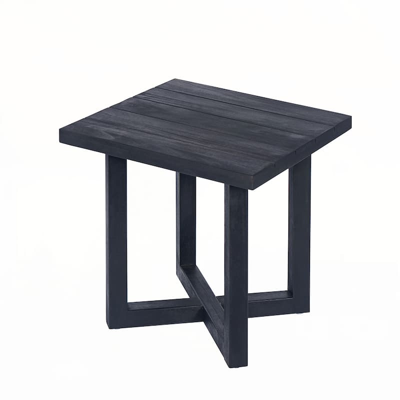 outdoor SQUARE SIDE TABLE, Black