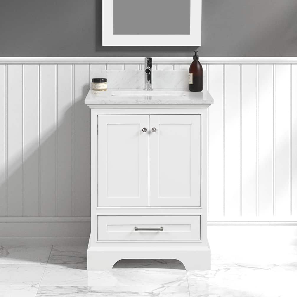 Blossom Copenhagen 24" Bathroom Vanity with Marble Top & Ceramic Sink