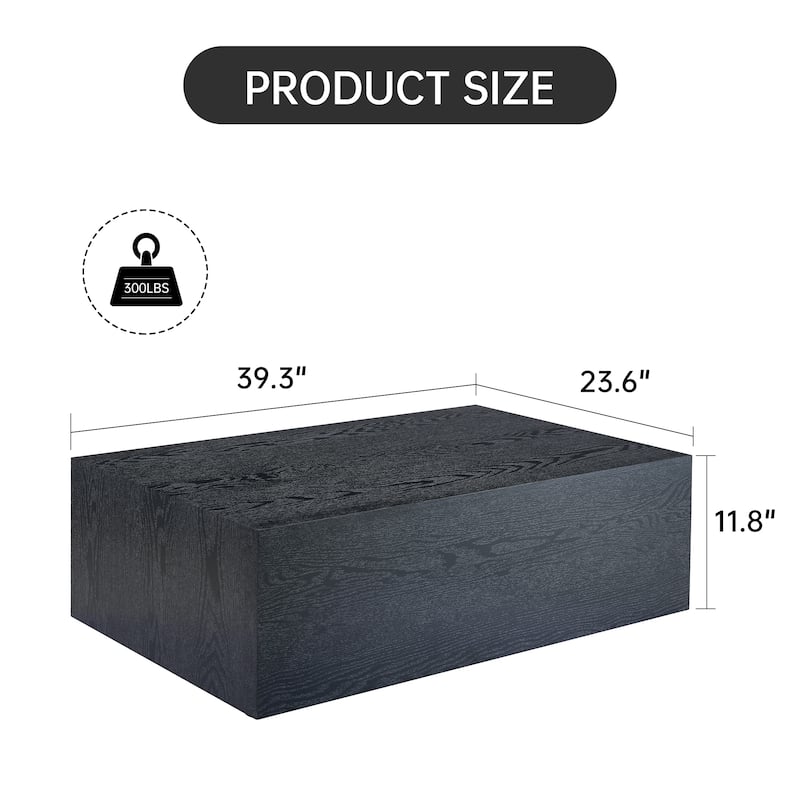 Wood Grain MDF Coffee Table - Luxurious Design, Perfect Living Room Accent.Fashion texture design coffee table