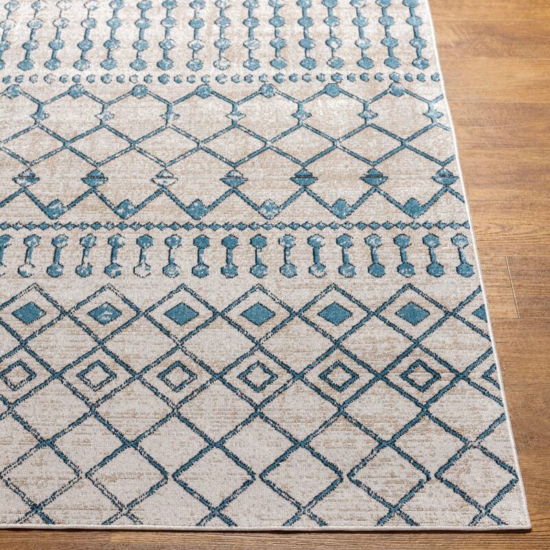 Livabliss Quince Bohemian Machine Washable Area Rug