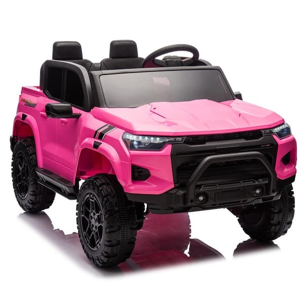 slide 2 of 31, 24V10A Two-seater Kids Ride On Electric Pickup, kids ride on toy W/parents remote control