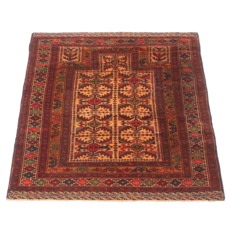 Teimani Brown Rug 2'11" x 4'3" - 2'11 x 4'3