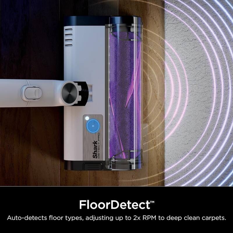 Shark R-IW1615QBL Detect Pro Cordless Stick Vacuum Blue Certified Refurbished