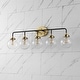 preview thumbnail 41 of 154, JONATHAN Y Bevin Contemporary Transitional Iron/Glass LED Vanity Light