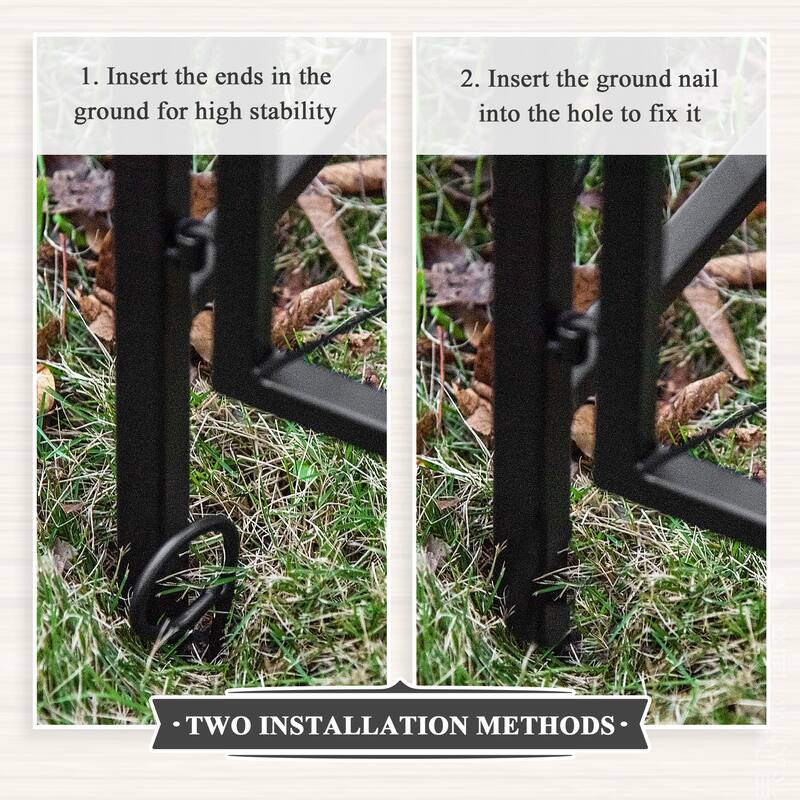 Outsunny 85" Garden Arch Arbor