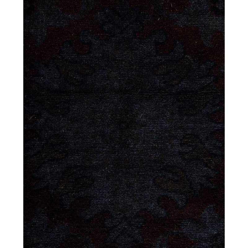 Overdyed One-of-a-Kind Hand-Knotted Area Rug - Red - 4' 2" x 6' 1"