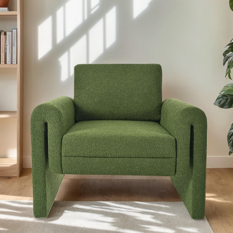Boucle Upholstered Accent Chair