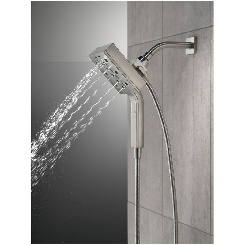 Delta In2ition 2.5 GPM Multi Function Shower Head with H2Okinetic and