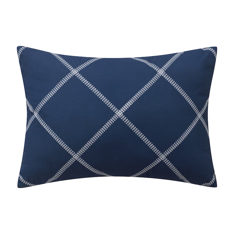 Pintuck Eyelet 3 Piece Comforter Set
