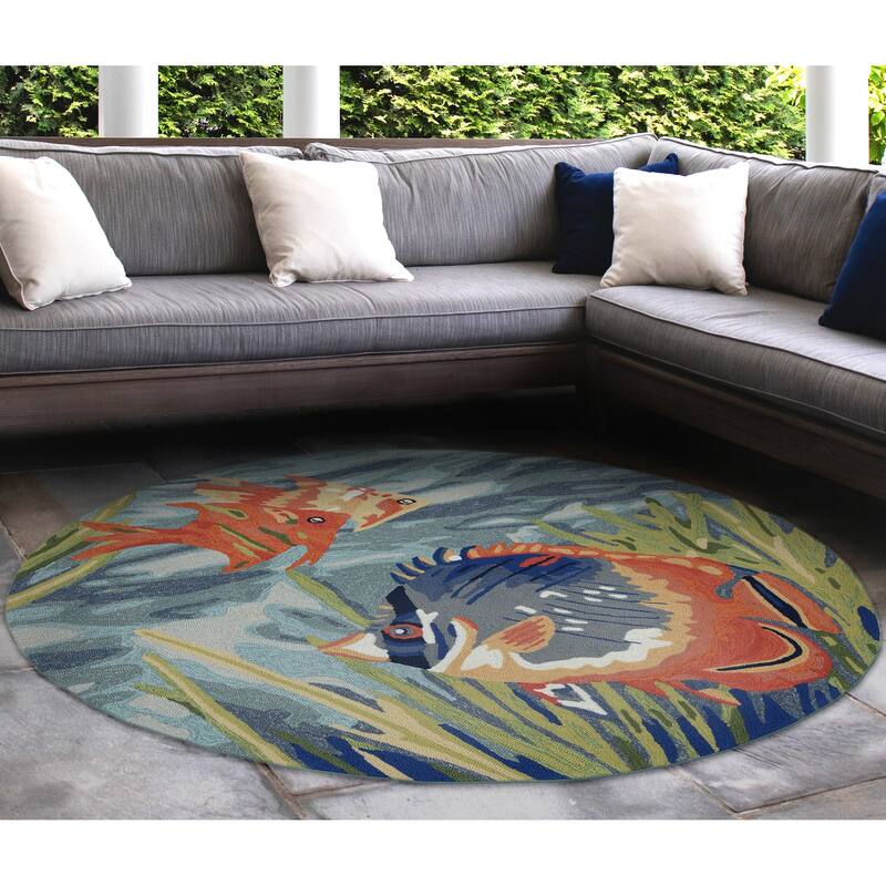 Liora Manne Ravella Tropical Fish Indoor/Outdoor Rug