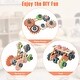 preview thumbnail 8 of 7, Multicolor Kids Play Tool Workbench Set with Magnetic Rack and Open Shelf - 24" x 12" x 31" (L x W x H)