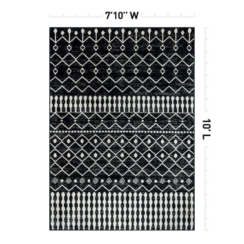 Contemporary Arch Design Area Rug