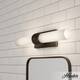 Option Noble Bronze-White Glass